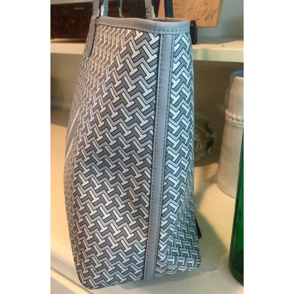 TORY BURCH Tote Bag French Gray T Zag - Picture 3 of 15